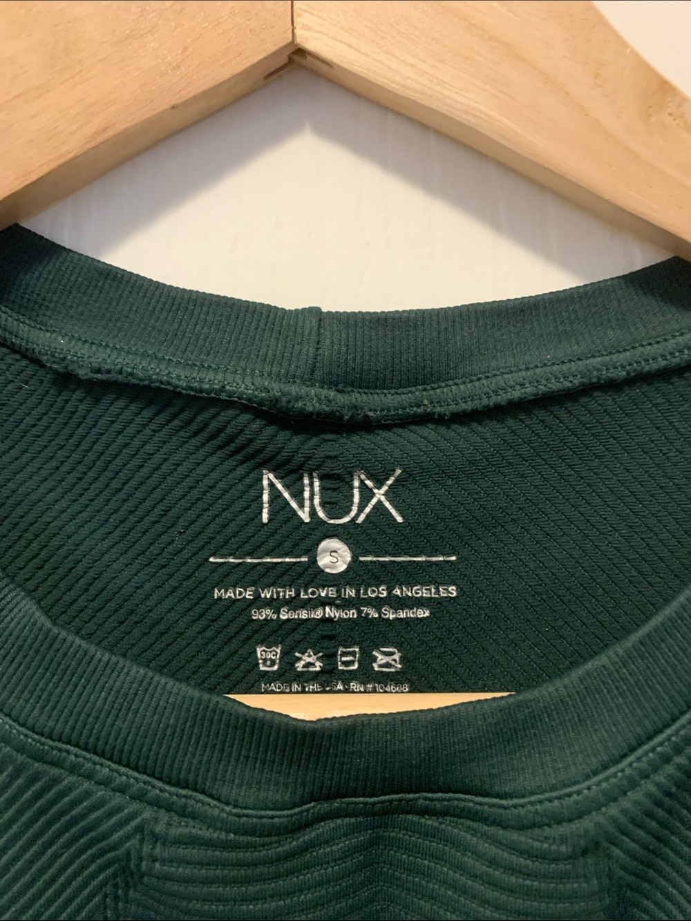 NUX Deep Forest Ribbed Bra - Picture 2 of 4